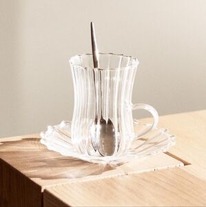 Borosilicate glass tea set